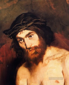 Religiös Werke - der Kopf Christi Eduard Manet